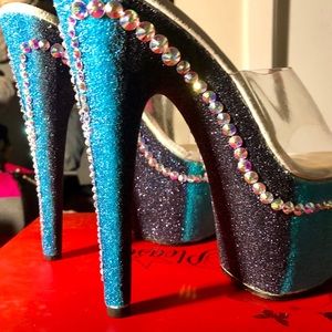 Exotic dancer heels